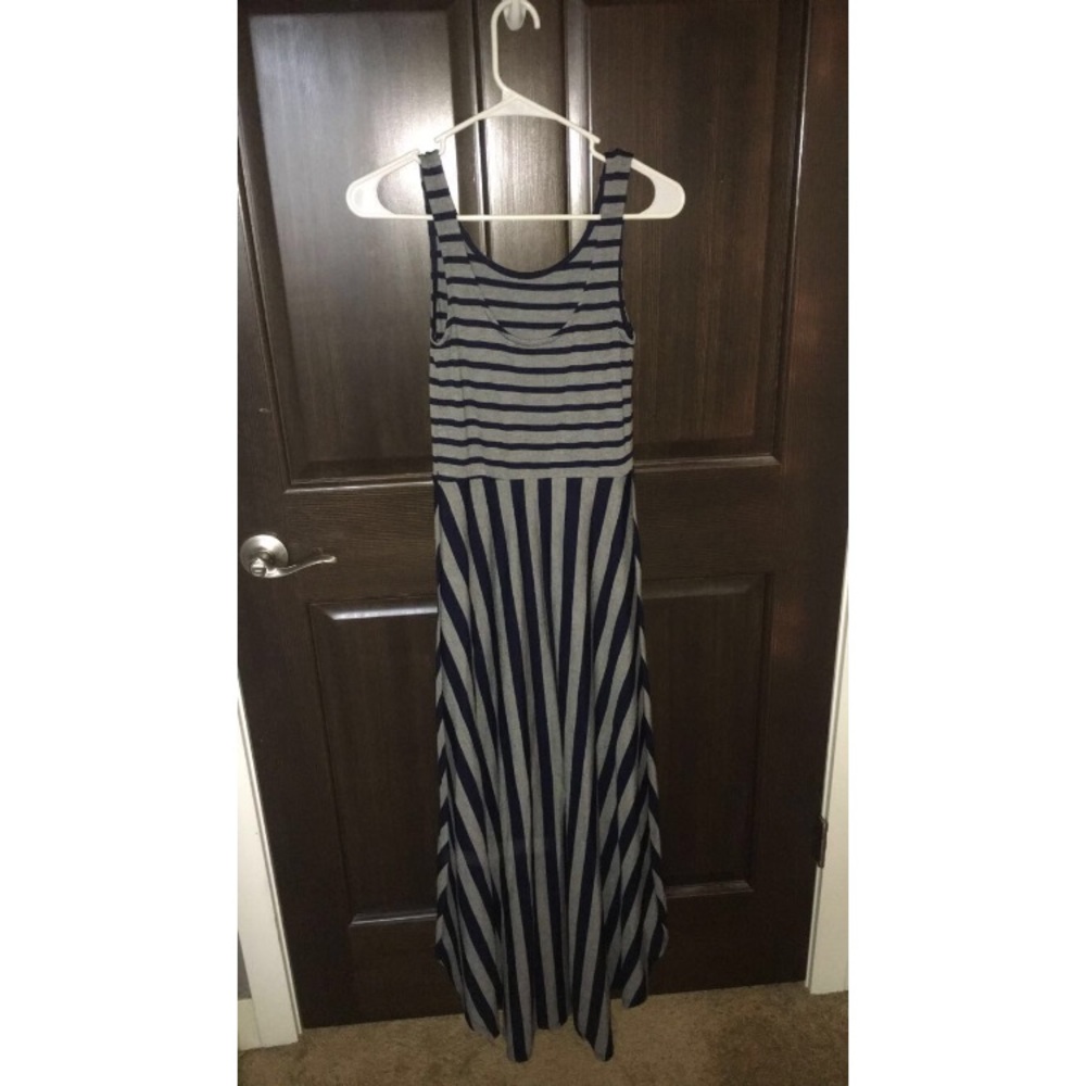 High Low Striped Dress